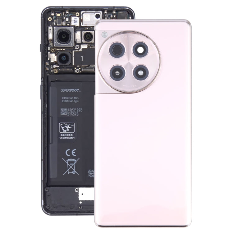 For OnePlus Ace 3 PJE110 Original Glass Battery Back Cover with Camera Lens, For OnePlus Ace 3 (Original), For OnePlus Ace 3 (Original)