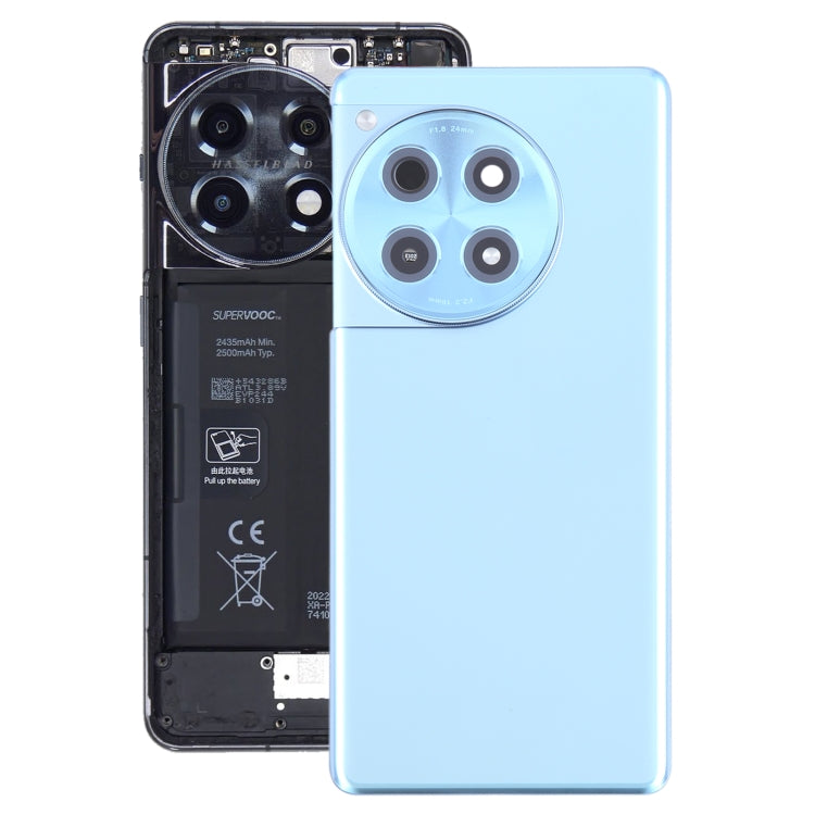 For OnePlus 12R CPH2609 CPH2585 Original Glass Battery Back Cover with Camera Lens, For OnePlus 12R(Original), For OnePlus 12R (Original)