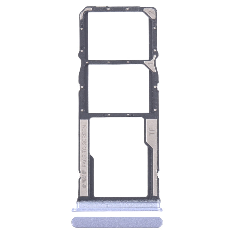 For Xiaomi Redmi 13R Original SIM Card Tray + SIM Card Tray + Micro SD Card Tray