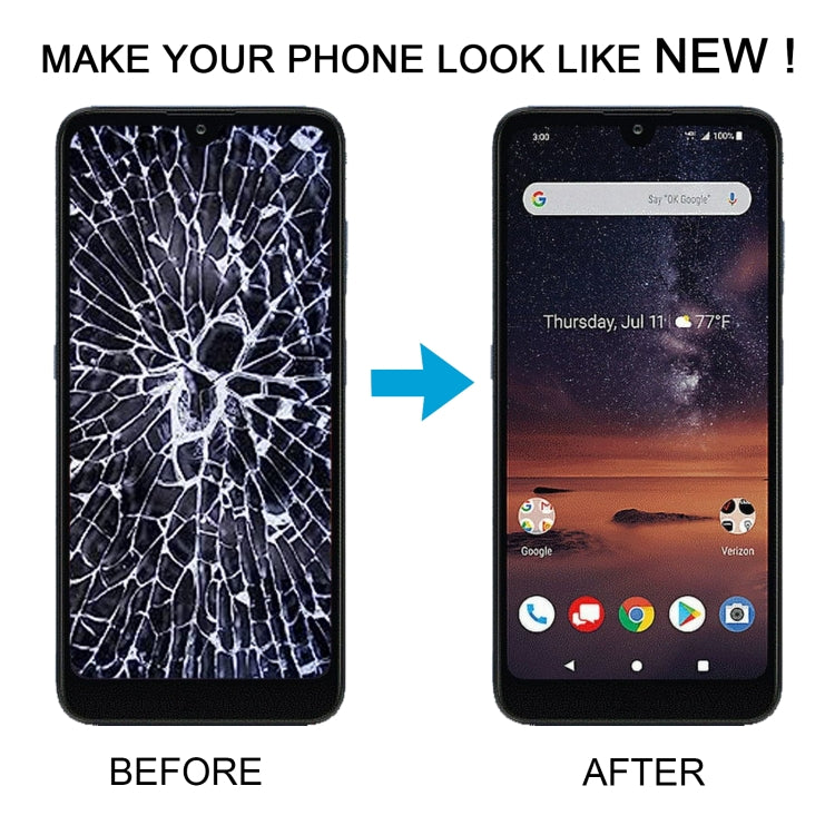 For Nokia 3V OEM LCD Screen with Digitizer Full Assembly