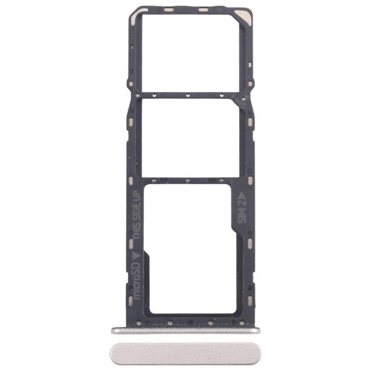 For Nokia C32 Original SIM Card Tray + SIM Card Tray + Micro SD Card Tray