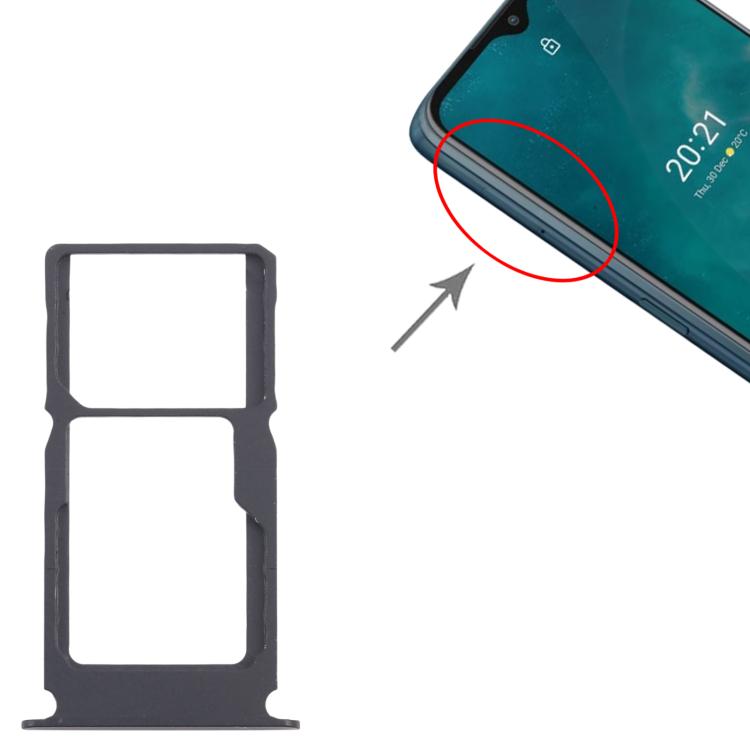 For Nokia G50 Original SIM Card Tray + SIM Card Tray / Micro SD Card Tray