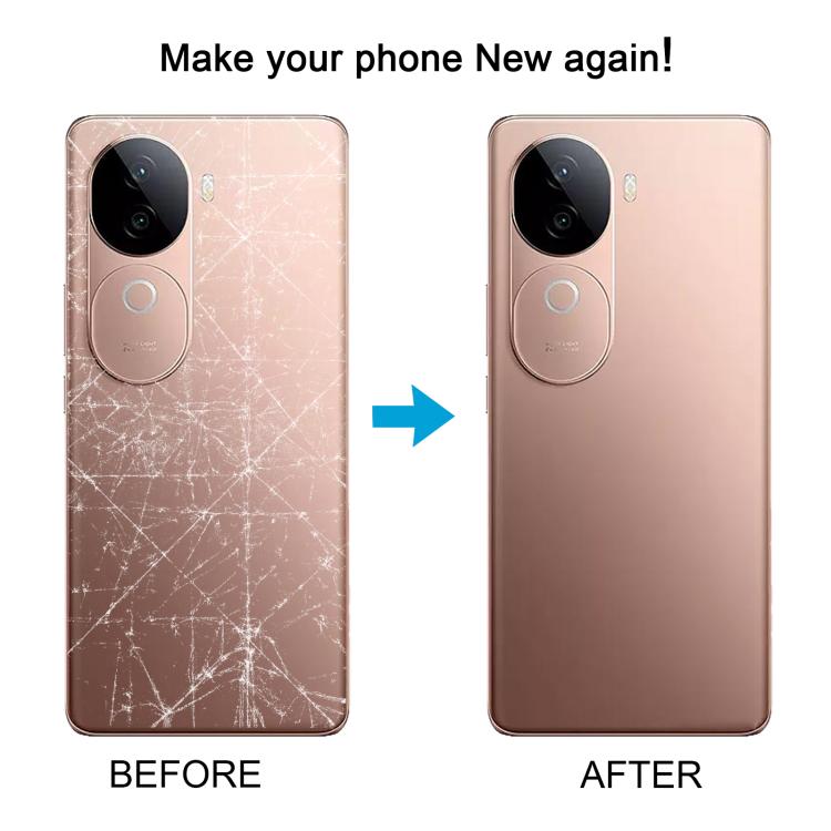 For vivo V40e Battery Back Cover with Camera Lens Cover