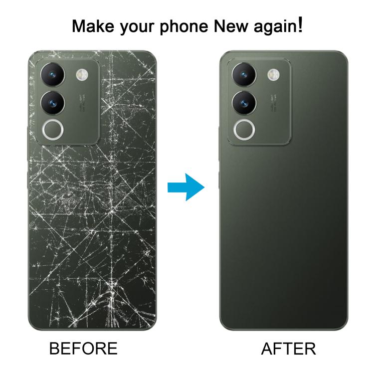 For vivo V29e Back Cover with Camera Lens Cover