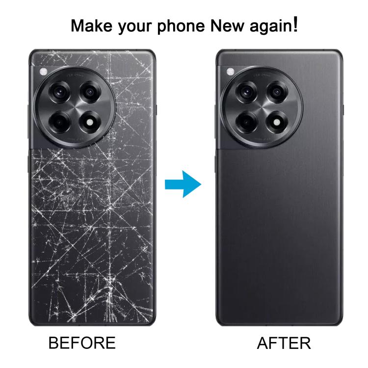 For OnePlus 12R Back Cover with Camera Lens Cover