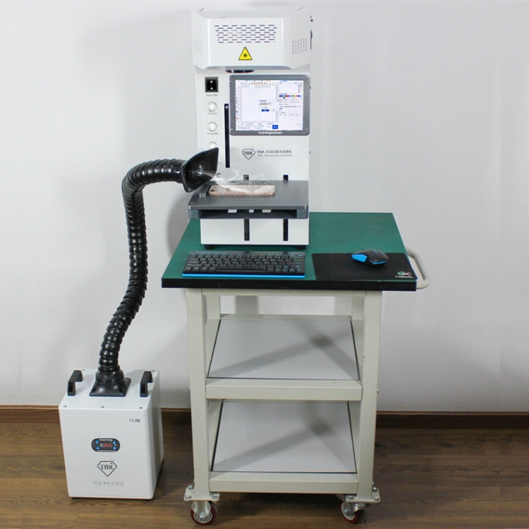 TBK618 220V Soldering Fume Extractor Industrial Soldering Iron Fume Laser Marking Fume Extractor Mobile Purifying Smoke Apparatus