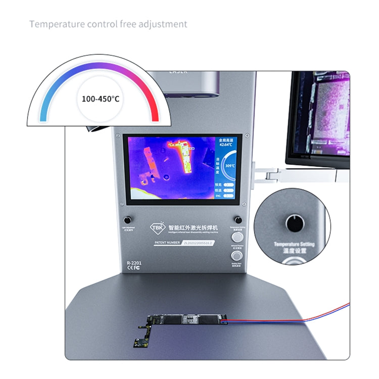 TBK R2201 Intelligent Thermal Infrared Imager Analyzer with Microscope, UK Plug, TBK R2201(US Plug), TBK R2201(EU Plug), TBK R2201(AU Plug), TBK R2201(UK Plug)