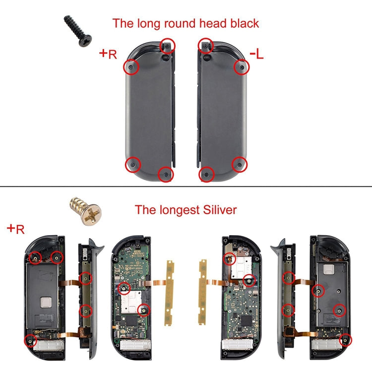 For Nintendo Switch Joy-Con 2sets Screws Repair Tools,Spec:, 22 In 1, 18 In 1