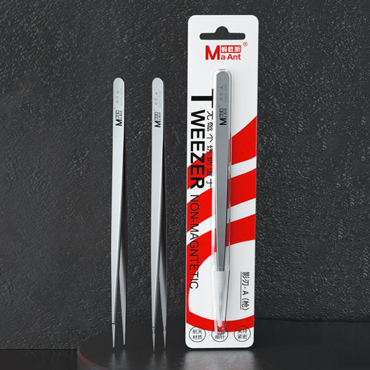 MaAnt Hand-Polished Non-Magnetic Stainless Steel Tweezers
