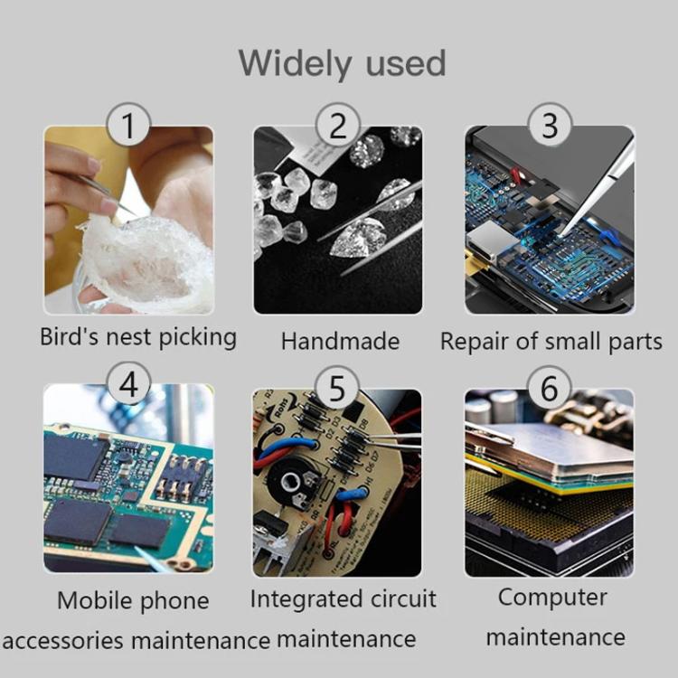 MaAnt Hand-Polished Non-Magnetic Stainless Steel Tweezers