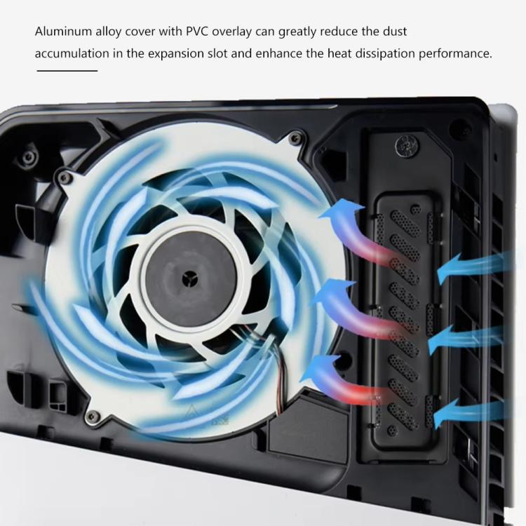 For PS5 Slim / PS5 Pro M.2 SSD Heatsink Dust Cover Expansion Slot Radiator, Heatsink Dust Cover Green, Heatsink Dust Cover Black, Heatsink Dust Cover Silver
