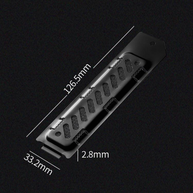 For PS5 Slim / PS5 Pro M.2 SSD Heatsink Dust Cover Expansion Slot Radiator