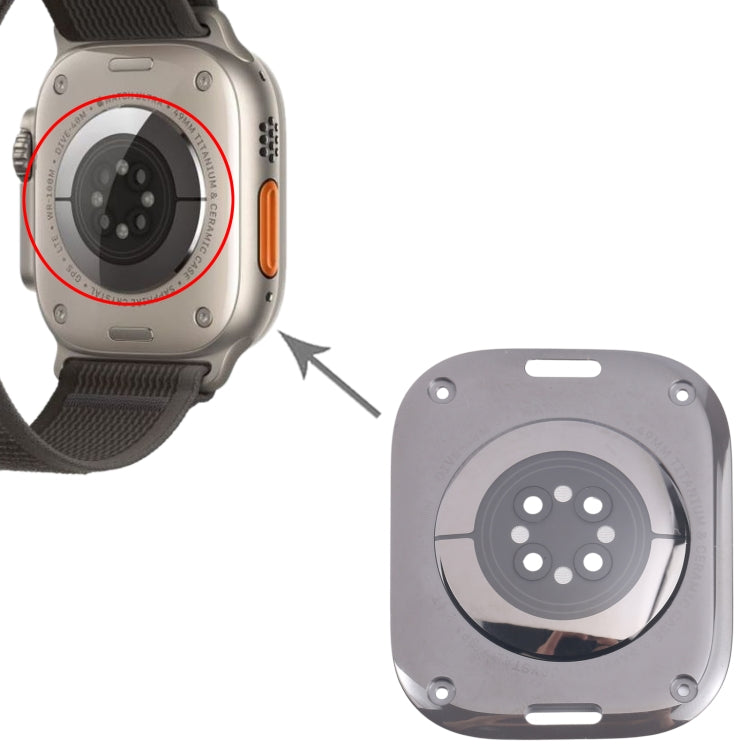 For Apple Watch Ultra 2 49mm A2986 A2987 LTE Version Glass Back Cover, For Apple Watch Ultra 2 49mm LTE