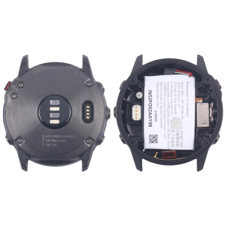 For Garmin Fenix 6x Original Disassembled Back Cover, For Garmin Fenix 6x(Original), For Garmin Fenix 6x(Original,Silver)