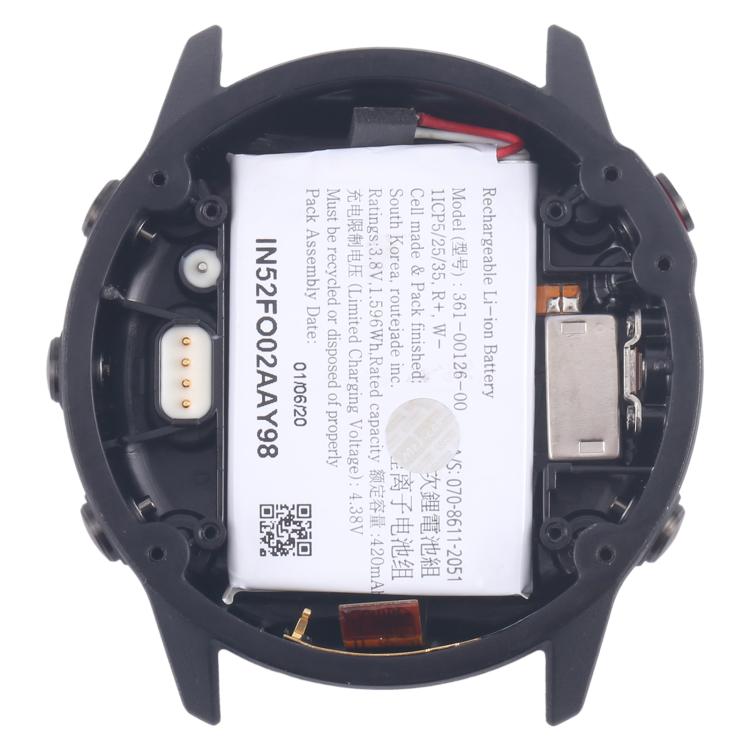 For Garmin Fenix 6x Original Disassembled Back Cover, For Garmin Fenix 6x(Original), For Garmin Fenix 6x(Original,Silver)