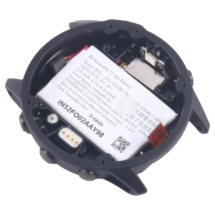For Garmin Fenix 6x Original Disassembled Back Cover, For Garmin Fenix 6x(Original), For Garmin Fenix 6x(Original,Silver)