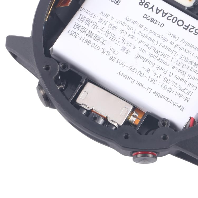 For Garmin Fenix 6x Original Disassembled Back Cover, For Garmin Fenix 6x(Original), For Garmin Fenix 6x(Original,Silver)