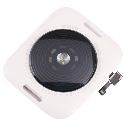 Glass Back Cover With Wireless Charging Coil For Apple Watch Series SE 2022 40mm GPS Edition(Starlight Color), For Watch Series SE 2022 40mm GPS