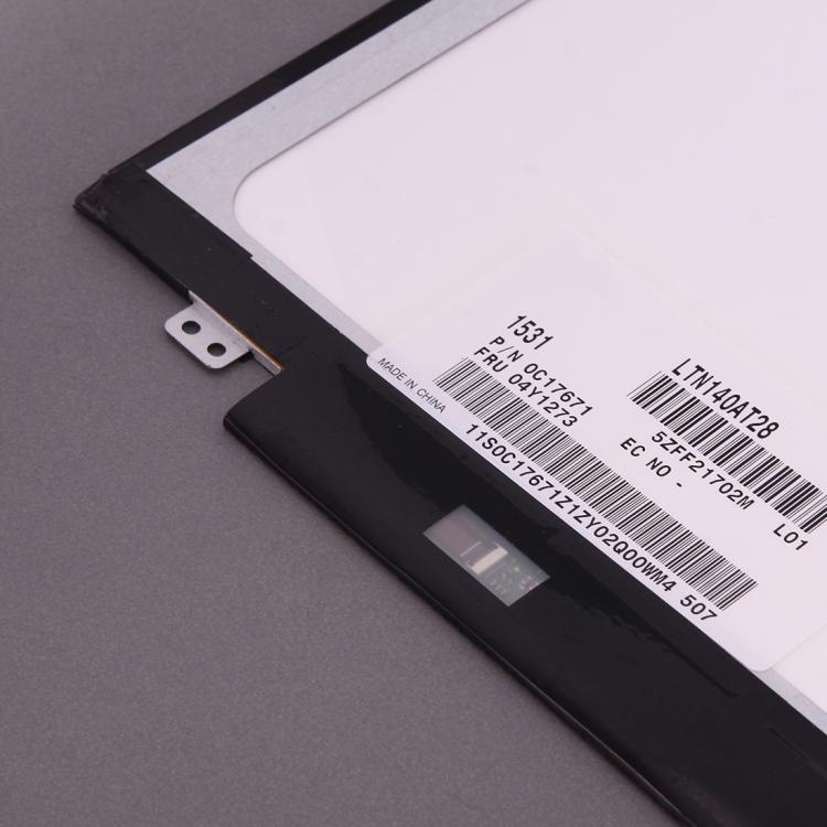 LTN140AT28 14 inch 16:9 High Resolution 1366 x 768 Laptop Screens 40 Pin LED TFT Panels, LTN140AT28