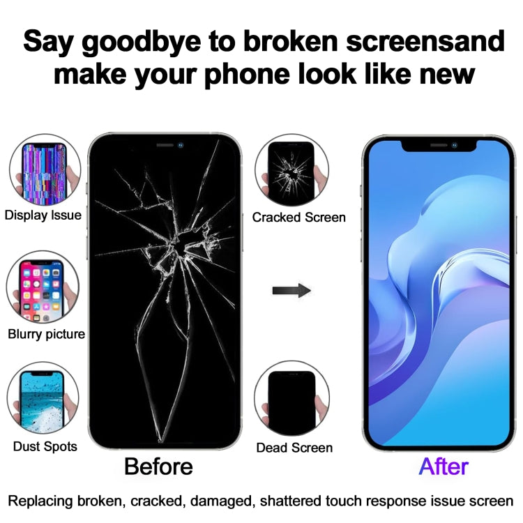 JK inell Material LCD Screen For iPhone XS Max, For iPhone XS Max(JK inell), For iPhone 11 Pro(JK inell), For iPhone 11 Pro Max(JK inell), For iPhone 12 / 12 Pro(JK inell)