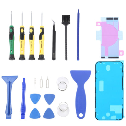 JIAFA JF-8182 21 in 1 Battery Adhesive + LCD Frame Waterproof Adhesive + Repair Tool Set, For iPhone 11, For iPhone 11 Pro, For iPhone 11 Pro Max, For iPhone 12, For iPhone 12 mini, For iPhone 12 Pro, For iPhone 12 Pro Max, For iPhone 13���������������...