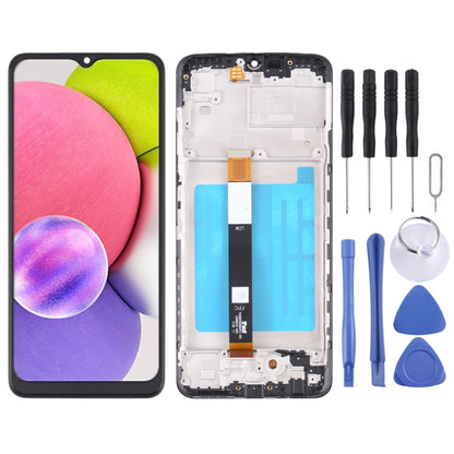 LCD Screen and Digitizer Full Assembly with Frame, For Samsung Galaxy A03s SM-A037U US Edition, For Samsung Galaxy A02s SM-A025F, For Samsung Galaxy A03 SM-A035F, For Samsung Galaxy A03s SM-A037F, For Samsung Galaxy A03s SM-A037G/A037M�����������������...