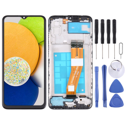 LCD Screen and Digitizer Full Assembly with Frame, For Samsung Galaxy A03s SM-A037U US Edition, For Samsung Galaxy A02s SM-A025F, For Samsung Galaxy A03 SM-A035F, For Samsung Galaxy A03s SM-A037F, For Samsung Galaxy A03s SM-A037G/A037M�����������������...