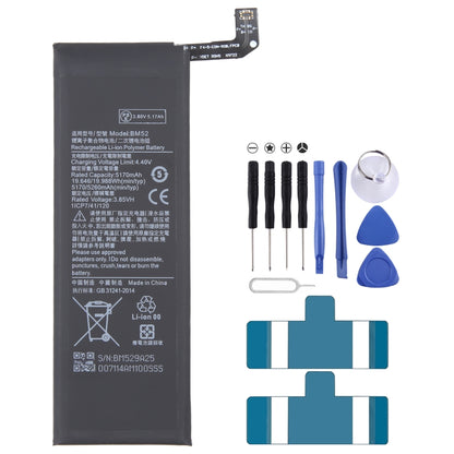 BN53 4820 mAh Li-Polymer Battery Replacement For Xiaomi Redmi Note 9 Pro 5G, BM37, BN51, BM52, BM4M, BM4Q, BN56, BM55, BN53, BN62, BM54, BM4X, BM4Y, BM57, BN59, BP42, 38, BP44, BM5A, BP47, BN66, BM58, BP43, BN57, BS01FA, BN60, BN80, BM4P, BN61