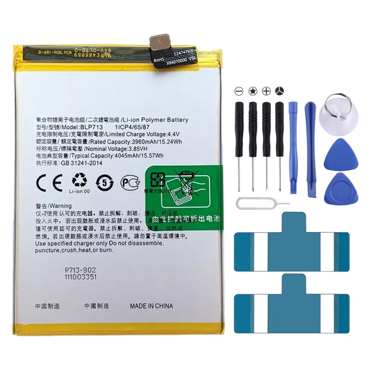 BLP855 4500 mAh Li-Polymer Battery Replacement For OPPO Reno6 Pro 5G / K9 Pro, BLP595, BLP603, BLP599, BLP611, BLP609, BLP621, BLP623, BLP635, BLP643, BLP639, BLP645, BLP631, BLP649, BLP663, BLP651, BLP661, BLP671, BLP673, BLP683, BLP689, BLP709, BLP70...