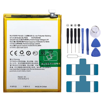 BLP855 4500 mAh Li-Polymer Battery Replacement For OPPO Reno6 Pro 5G / K9 Pro, BLP595, BLP603, BLP599, BLP611, BLP609, BLP621, BLP623, BLP635, BLP643, BLP639, BLP645, BLP631, BLP649, BLP663, BLP651, BLP661, BLP671, BLP673, BLP683, BLP689, BLP709, BLP70...