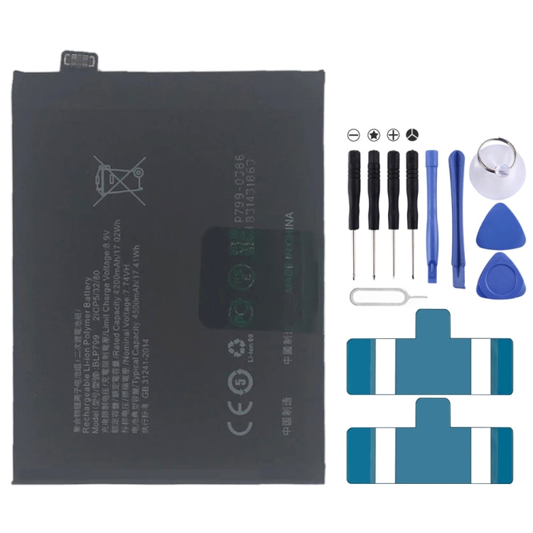 BLP855 4500 mAh Li-Polymer Battery Replacement For OPPO Reno6 Pro 5G / K9 Pro, BLP595, BLP603, BLP599, BLP611, BLP609, BLP621, BLP623, BLP635, BLP643, BLP639, BLP645, BLP631, BLP649, BLP663, BLP651, BLP661, BLP671, BLP673, BLP683, BLP689, BLP709, BLP70...