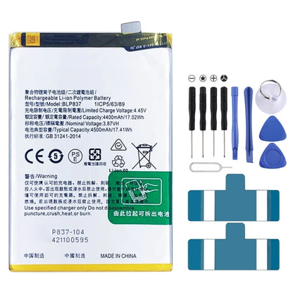 BLP855 4500 mAh Li-Polymer Battery Replacement For OPPO Reno6 Pro 5G / K9 Pro, BLP595, BLP603, BLP599, BLP611, BLP609, BLP621, BLP623, BLP635, BLP643, BLP639, BLP645, BLP631, BLP649, BLP663, BLP651, BLP661, BLP671, BLP673, BLP683, BLP689, BLP709, BLP70...