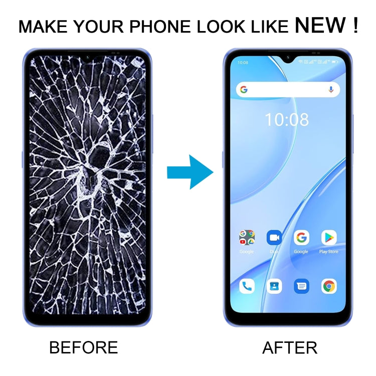 LCD Screen and Digitizer Full Assembly, For UMIDIGI Power 5S