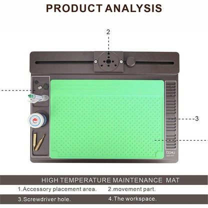 BAKU BA-697 2 in 1 Microscope Maintenance Insulation Pad, BA-697