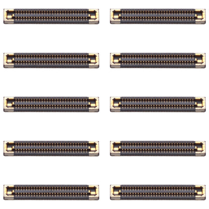 10pcs LCD Display FPC Connector On Motherboard, For Samsung Galaxy S21+ 5G SM-G996B, For Samsung Galaxy S21 Ultra 5G SM-G998