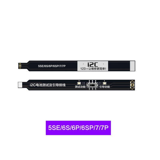 i2C Battery Boot Strap Test Flex Cable, For iPhone 5 SE / 6s / 6 Plus / 6s Plus / 7 / 7 Plus, For iPhone 8 / 8 Plus / X / XR / XS / XS Max / 11 Pro / 11 Pro Max, For iPhone 11 / SE2, For iPhone 12 mini / 12 / 12 Pro / 12 Pro Max / SE3                  ...