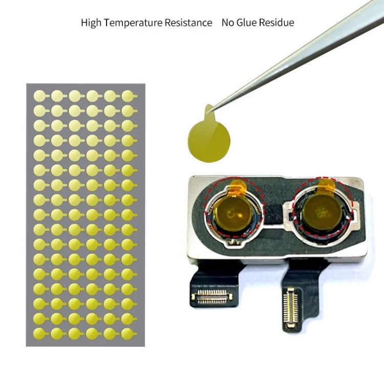 100pcs/Set 5MM Camera Face ID Dot Matrix Protection Sticker