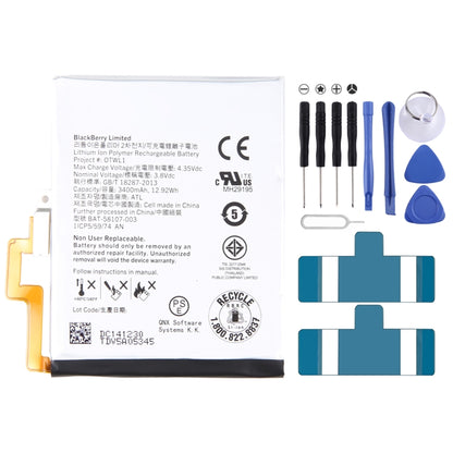 300mAh Battery Replacement, For Alcatel One Touch EE60 4G Y854VB TLiA2, For Blackberry Z20 / Z30, For Blackberry KEY2, For Blackberry Key One / DTEK70, For Blackberry Classic / Q20, For Blackberry Passport Q30, For Blackberry M-S1 Bold 9000/9700�������...