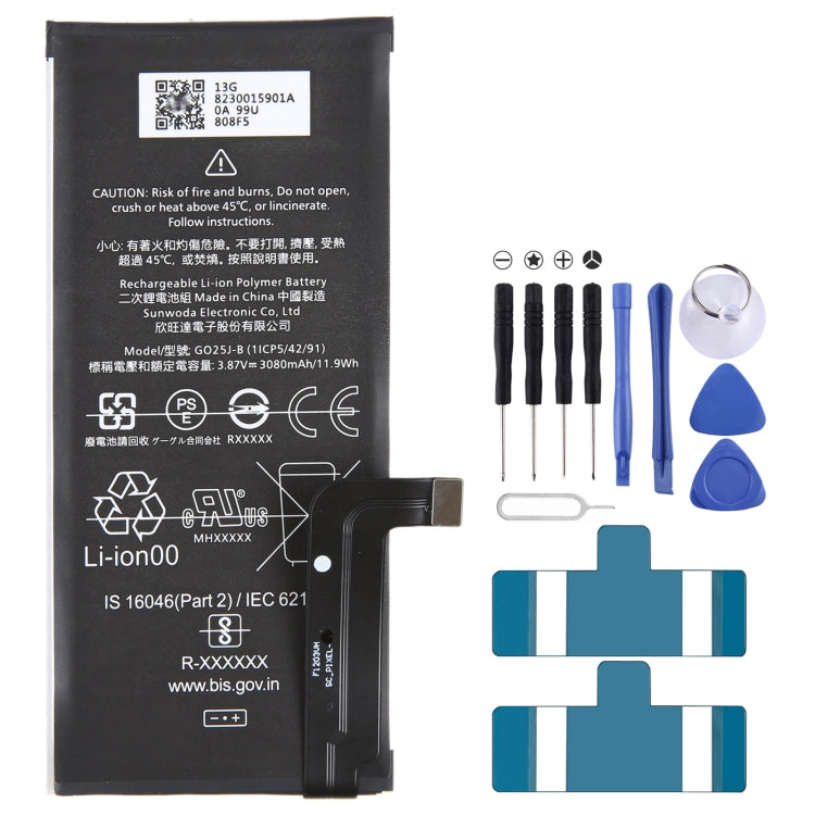 For Google Pixel 4a 4G 3080mAh Battery Replacement G025J-B, For Google Pixel 6a 5G, For Google Pixel 4 XL, For Google Pixel 5 XL, For Google Pixel 4, For Google GWRL2, For Google Pixel 3 XL, For Google Pixel 3, For Google Pixel 3A / 3 Lite�������������...