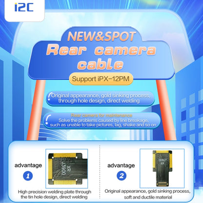 i2C Back Facing Wide Camera Cable, For iPhone XR J3900