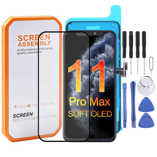 HXL Soft OLED LCD Screen For iPhone 11 Pro Max, For iPhone 11 Pro Max(Soft OLED), For iPhone 12 Pro Max(Soft OLED)