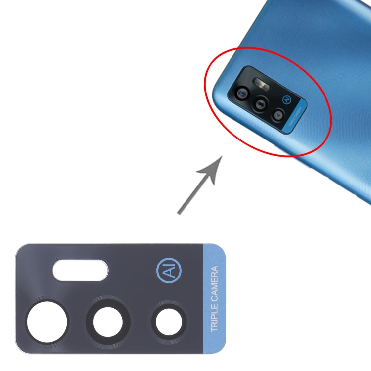 Back Camera Lens, For ZTE Blade A71 A7030, For ZTE Axon 30 Pro 5G A2022, For ZTE Axon 30 Ultra 5G A2022P, For ZTE S30 Pro A2122H