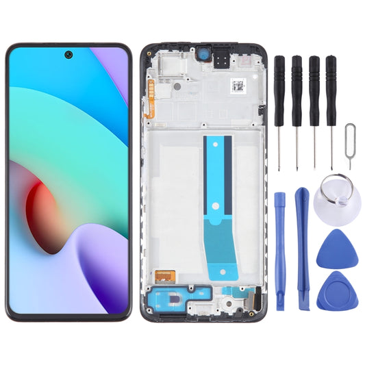 OLED Material LCD Screen For Xiaomi Redmi Note 11 Global Digitizer Full Assembly with Frame, For Xiaomi Redmi Note 11 Global, For Xiaomi Poco M4 Pro 4G, For Xiaomi Redmi Note 11S 4G, For Xiaomi Redmi Note 10 Pro 4G, For Xiaomi Redmi Note 10 Pro Max