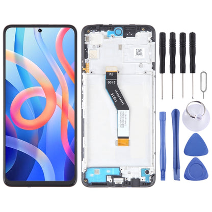 OLED Material LCD Screen For Digitizer Full Assembly with Frame, For Xiaomi Redmi Note 11 4G, For Xiaomi Poco M4 Pro 4G, For Xiaomi Redmi Note 11S 4G, For Xiaomi Redmi Note 10 Pro 4G, For Xiaomi Redmi Note 10 Pro Max, For Xiaomi Redmi Note 10 Pro India...