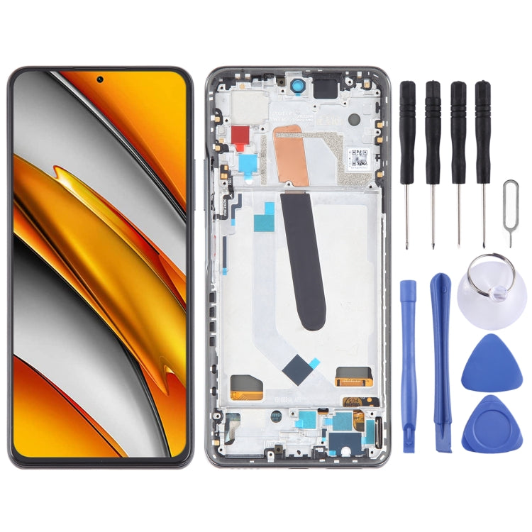 LCD Screen For Digitizer Full Assembly with Frame, For Xiaomi Mi 11i, For Xiaomi 11X, For Xiaomi 11X Pro, For Xiaomi Poco F3, For Xiaomi Redmi K40, For Xiaomi Redmi K40 Pro, For Xiaomi Redmi K40 Pro+