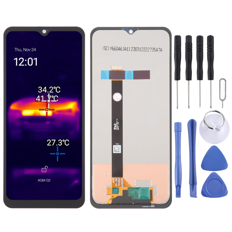 LCD Screen For with Digitizer Full Assembly, For AGM H3, For AGM H5, For AGM H5 Pro, For AGM Glory G1, For AGM Glory G1 SE, For AGM Glory G1 Pro, For AGM Glory G1S, For AGM G2, For AGM G2 Pro