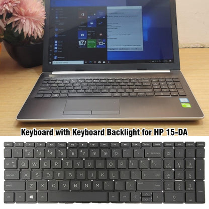 US Version Laptop Backlight Keyboard, For HP 15-DA / 15-DB, For HP Probook 450, For HP Elitebook Folio 1040 G3, For HP 15-CC / 15-CD / 15-CK, For HP 15-P000 / 17-F000, For HP Elitebook 1020 G1, For HP Probook 470 G3, For HP Omen 17-AN / 17-AN011DX�����...