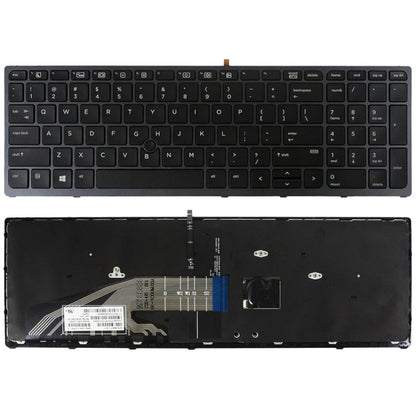 US Version Laptop Backlight Keyboard, For HP 15-DA / 15-DB, For HP Probook 450, For HP Elitebook Folio 1040 G3, For HP 15-CC / 15-CD / 15-CK, For HP 15-P000 / 17-F000, For HP Elitebook 1020 G1, For HP Probook 470 G3, For HP Omen 17-AN / 17-AN011DX�����...