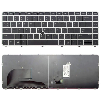 Fingerless US Version Laptop Backlight Keyboard, For HP EliteBook 840 G3