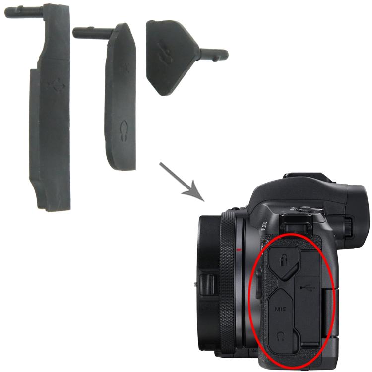 OEM USB Cover Cap, For Canon EOS R, For Canon EOS 1000D, For Canon EOS 1300D, For Canon EOS 80D, For Canon EOS 100D, For Canon EOS 1500D, For Canon EOS 400D, For Canon EOS 1D X 4 in 1, For Canon EOS 1200D, For Canon EOS 6D Mark II                      ...